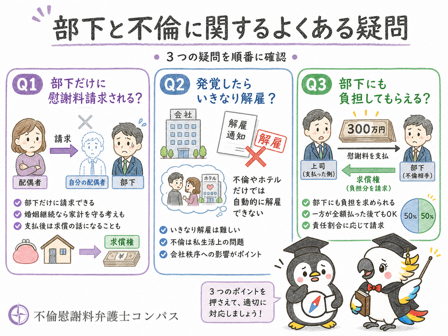 ９章　部下と不倫に関するよくある疑問３つ